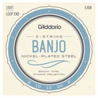 Thumbnail of D&#039;Addario EJ60 Banjo Nickel Wound Light