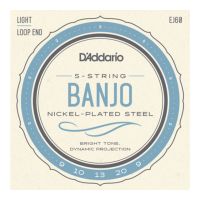 Thumbnail van D'Addario EJ60 Banjo Nickel Wound Light