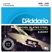 Thumbnail of D&#039;Addario EJ60NY 5-String Banjo, Nickel, Light, 9-20
