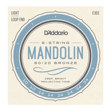 Preview of D&#039;Addario EJ62 Mandolin 80/20 Bronze Wound