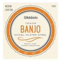 Thumbnail of D&#039;Addario EJ63 Banjo 4string Tenor Nickel Wound