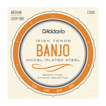 Preview van D&#039;Addario EJ63I Light Banjo Tenor Irish tuning