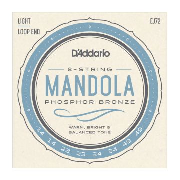 Preview of D&#039;Addario EJ72 Mandola Phosphor Bronze Light CGDA
