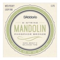 Thumbnail van D'Addario EJ75 Mandolin Strings, Phosphor Bronze, Medium/Heavy, 11.5-41