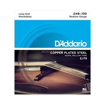 Preview van D&#039;Addario EJ79 Copper Mandobass Strings, 49-130