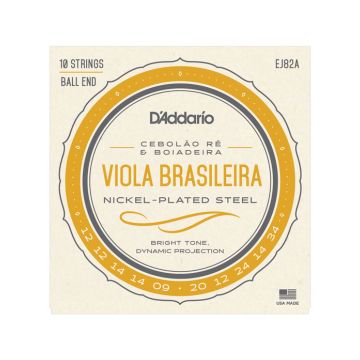 Preview of D&#039;Addario EJ82A Viola Brasileira Set, Cebolao Re and Boiadeira