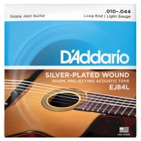 Thumbnail of D&#039;Addario EJ84L Gypsy Jazz Acoustic Guitar Strings, Loop End, Light, 10-44