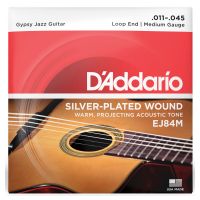 Thumbnail of D&#039;Addario EJ84M Gypsy Jazz Acoustic Guitar Strings, Loop End, Medium, 11-45