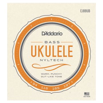 Preview van D&#039;Addario EJ88UB Nyltech Ukulele, Bass