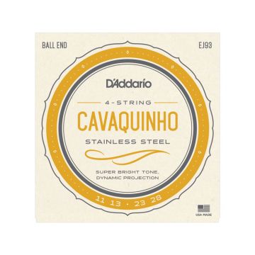 Preview of D&#039;Addario EJ93 Cavaquinho Stainless Steel Wound