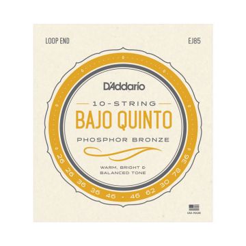 Preview of D&#039;Addario EJS85 Bajo Quinto Stainless Steel