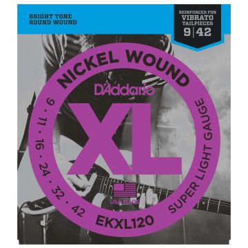 Preview van D&#039;Addario EKXL120 Reinforced regular light XL nickel wound