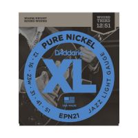 Thumbnail van D&#039;Addario EPN21 Pure Nickel, Jazz Light, 12-51