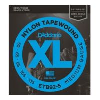 Thumbnail of D&#039;Addario ETB92-5 Long scale Black Nylon Tapewound