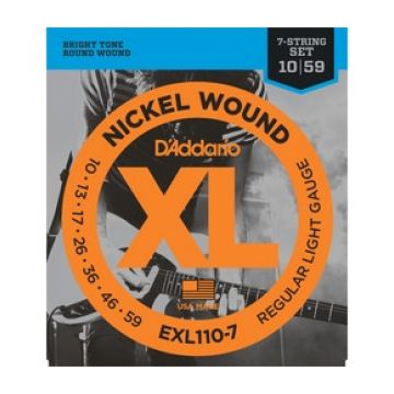 Preview of D&#039;Addario EXL110-7 XL nickelplated steel