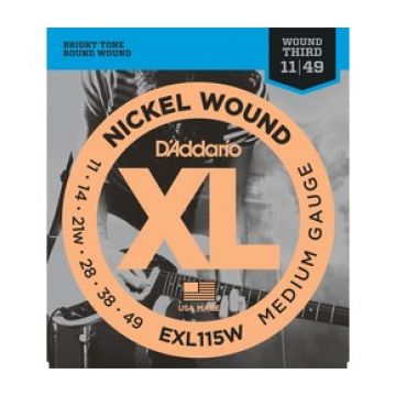 Preview of D&#039;Addario EXL115W XL nickelplated steel
