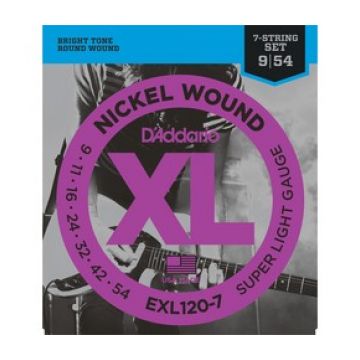 Preview of D&#039;Addario EXL120-7 XL nickelplated steel