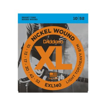 Preview of D&#039;Addario EXL140-10P 10 Pack  Nickel Wound, Light Top/Heavy Bottom, 10-52