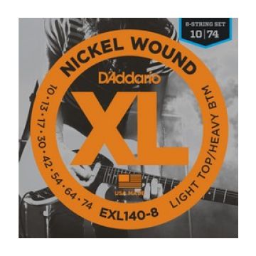 Preview of D&#039;Addario EXL140-8 XL nickelplated steel
