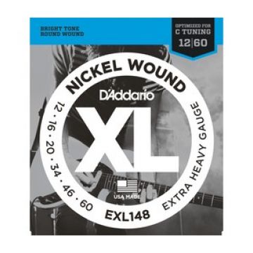 Preview of D&#039;Addario EXL148 Extra Heavy XL nickelplated steel