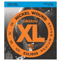 Thumbnail of D&#039;Addario EXL160S (short scale) XL nickelplated steel