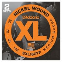 Thumbnail van D&#039;Addario EXL160TP 2 Pack  XL nickelplated steel