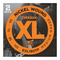 Thumbnail van D&#039;Addario EXL160TP 2 Pack  XL nickelplated steel
