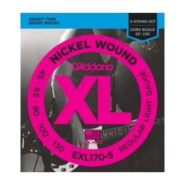 Preview of D&#039;Addario EXL170-5 XL nickelplated steel