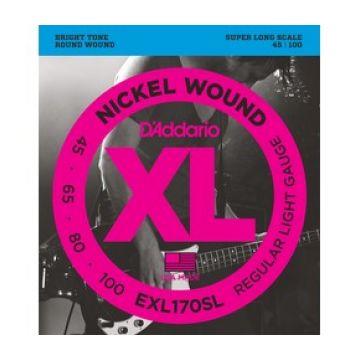 Preview of D&#039;Addario EXL170SL (Super Long) XL nickelplated steel