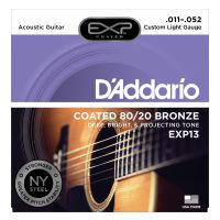 Thumbnail of D&#039;Addario EXP13 Custom light Coated 80/20 bronze