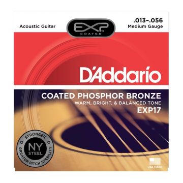 Preview of D&#039;Addario EXP17 NY Medium Coated phosphor bronze