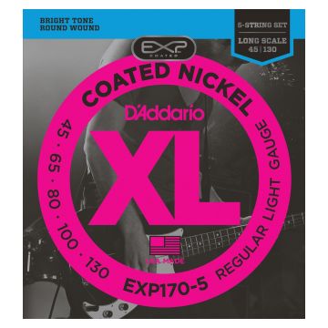 Preview of D&#039;Addario EXP170-5 Coated nickelplated steel