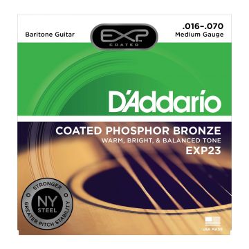 Preview of D&#039;Addario EXP23 Baritone Acoustic Coated phosphor bronze