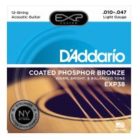 Thumbnail van D&#039;Addario EXP38 Light 12 string Coated phosphor bronze