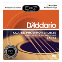 Thumbnail van D&#039;Addario EXP42 Coated Phosphor Bronze, Resophonic, 16-56