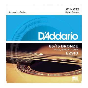 Preview van D&#039;Addario EZ910 Light 80/15 American bronze