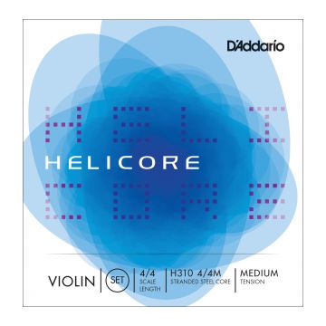 Preview of D&#039;Addario H310 violin set 4/4 Tin, carbon, plain steel E-1, medium tension