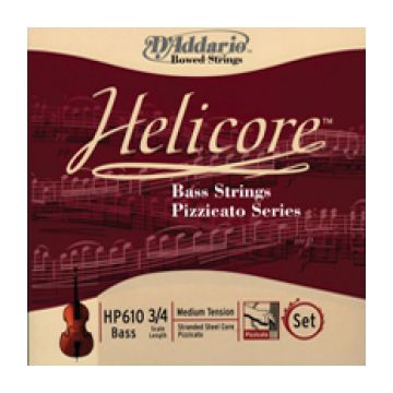 Preview of D&#039;Addario Helicore HP610 3/4M 3/4 set, medium tension (Pizzic)