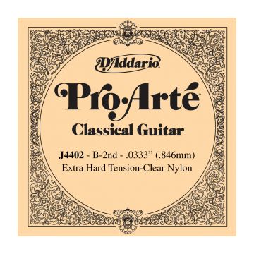 Preview of D&#039;Addario J4402 Pro-Art&eacute; Nylon Classical Guitar Single String, Extra-Hard Tension, B2 Second String