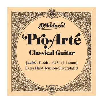 Preview of D&#039;Addario J4406 Pro-Art&eacute; Nylon Classical Guitar Single String, Extra-HardTension, E6 Sixth String