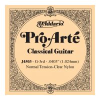 Thumbnail of D&#039;Addario J4503 Pro-Art&eacute; Nylon Classical Guitar Single String, Normal Tension, G3 Third String