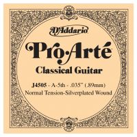 Thumbnail of D&#039;Addario J4505 Pro-Arte Nylon Classical Guitar Single String, Normal Tension, A5 Fifth String