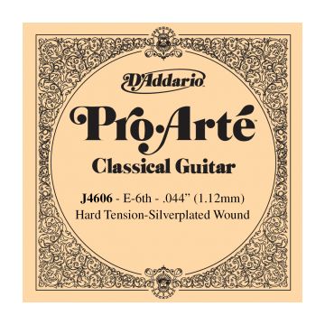 Preview of D&#039;Addario J4606 Pro-Art&eacute; Nylon Classical Guitar Single String, Hard Tension, E6 Sixth String