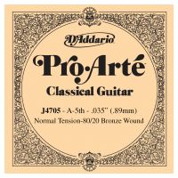 Thumbnail of D&#039;Addario J4705 80/20 Bronze Pro-Art&eacute; Nylon Classical Guitar Single String, Normal Tension, A5 Fifth String