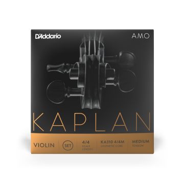 Preview of D&#039;Addario KA310 4/4M Kaplan Amo Violin String Set, 4/4 Scale, Medium Tension