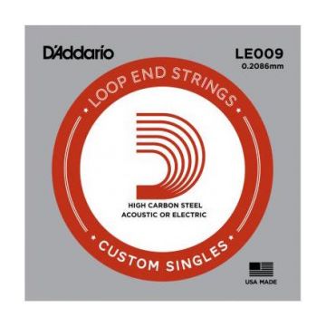 Preview van D&#039;Addario LE009 Plain steel Loop-end Electric or Acoustic