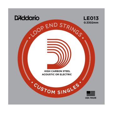 Preview of D&#039;Addario LE013 Plain steel Loop-end Electric or Acoustic