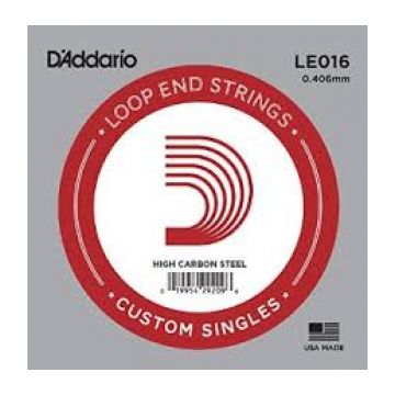 Preview of D&#039;Addario LE016 Plain steel Loop-end Electric or Acoustic
