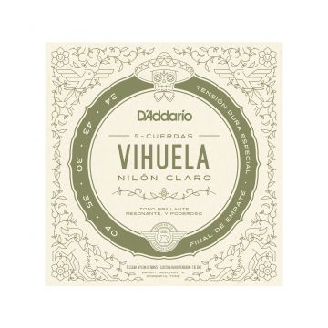 Preview of D&#039;Addario MV10C Vihuela Custom Hard Tension Strings