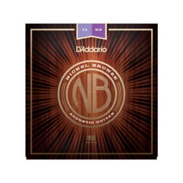 Preview of D&#039;Addario NB1152 Nickel Bronze Acoustic Custom Light, 11-52